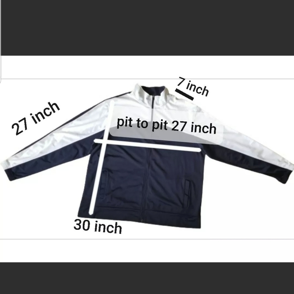 Champion Men Active Track Jacket Blue Size XXL - Picture 9 of 9